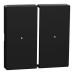 Клавіша KNX для модуля 2-кнопкового вимикача Merten System M, MEG5220-0403 (матова чорна)