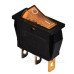 Перемикач TNSy KCD3-101N Y/B з підсвічуванням жовтий (TNSy5500839)