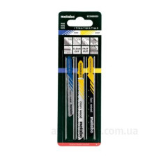 Набір пильних полотен для лобзика Metabo 623968000 (T101B T144D T118A) (3шт)