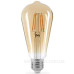 Світлодіодна лампа філаментна Titanum Filament ST64 E27 6Вт 2200K (TLFST6406272A) бронза Світлодіодна лампа філаментна Titanum Filament ST64 E27 6Вт 2200K (TLFST6406272A) бронза