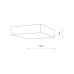 Світильник стельовий Nowodvorski 310425 Lid Square LED 1x25W 3000K 1800Lm IP20 чорний