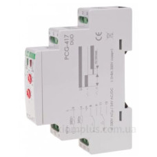 Реле часу запуску зірка-трикутник F&F PCG-417 DUO 230В AC/24В AC/DC 2х8А