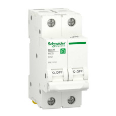 Автоматичний вимикач Schneider 6кА C 2p 32А Resi9 ( R9F12232 )