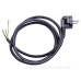 Вилка зі шнуром E.Next e.wire.plug.black.1,5 3х1,5 1,2м чорний (l020014)