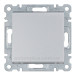 Вимикач Hager WL0112 Lumina 10АХ/230В (сріблястий)