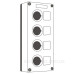 Корпус кнопкового поста Promfactor BOXP2-4 IP54 на 4 місця (BOXP2-4)