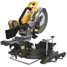 Торцювальна акумуляторна пила DeWALT DCS781X2 Flexvolt XR Li-Ion 54 В з 2 акумуляторами Торцювальна акумуляторна пила DeWALT DCS781X2 Flexvolt XR Li-Ion 54 В з 2 акумуляторами
