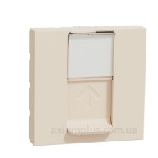 Комп'ютерна розетка RJ45 Schneider Electric Unica New NU341144 cat5 UTP 2м бежева