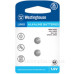 Лужна батарея Westinghouse LR60-BP2(AG1-BP2) Alkaline таблетка LR60 2шт у блістері