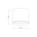 Точковий світильник TK Lighting 10594 Vivo GX53 1x11W IP44 чорний