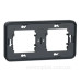 Горизонтальна 2-постова рамка Schneider Electric MUR34101 IP55 (чорний)