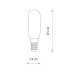 Світлодіодна лампочка Nowodvorski 11525 Bulb LED E14 1x4W 3000K 400Lm IP20
