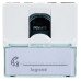 Розетка комп'ютерна Legrand Mosaic UTP Cat. 5e RJ 45 2-модульна