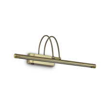 Бра, настінний світильник Ideal Lux 121161 Bow LED 1x4.6W 3000K 580Lm IP20 латунний
