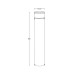 Вуличний світильник Azzardo AZ5846 Sill LED 1x9W 3000K 720Lm IP54 чорний