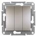 Триклавішний вимикач Schneider Electric Asfora EPH2100169 (бронза) Триклавішний вимикач Schneider Electric Asfora EPH2100169 (бронза)