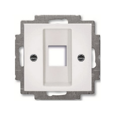 Розетка ABB basic55 біла комп'ютерна без модуля ( 2CKA001753A0213 )