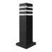 Вуличний світильник Goldlux 316172 Teksas E27 1x12W IP44 графітовий
