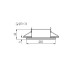 Точковий світильник Kanlux 26304 Qules GU10 1x10W IP44/20 нікелевий