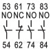 Додатковий фронтальний контакт Schrack LZZCH031 3НO+1НЗ для Cubico Classic