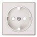 Центральна плата ABB Sky 8588 BL із заземленням (біла) Центральна плата ABB Sky 8588 BL із заземленням (біла)
