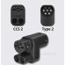 Адаптер Olink DC CCS Combo 2 - Tesla Europe 500-1000В до 250А