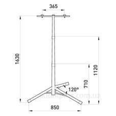 Металева стійка для прожекторів E.Next e.halogen.base.2.150.500 на 2 прожектора червона (l0140004) Металева стійка для прожекторів E.Next e.halogen.base.2.150.500 на 2 прожектора червона (l0140004)