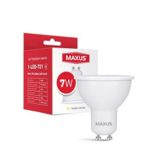 Лампа світлодіодна MAXUS MR16 7W GU10 3000K ( 1-LED-721 ) Лампа світлодіодна MAXUS MR16 7W GU10 3000K ( 1-LED-721 )