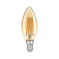 Лампа LED FILAMENT С37 6W E14 2200K VIOLUX ( 833022 )