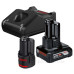 Набір акумуляторів Bosch 2Аг 4Аг та ЗП GAL 12V-40 (1600A01NC9)