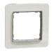 Однопостова рамка Schneider Electric Sedna Elements штучне біле скло SDD360801 Однопостова рамка Schneider Electric Sedna Elements штучне біле скло SDD360801