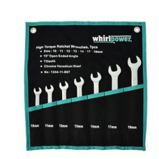 Набір тріскаткових ключів Whirlpower 1244-11-B07 (23630) 10-19мм (7шт у чохлі)