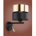 Бра, настінний світильник TK Lighting 2579 Hilton E27+G9 1+1x15W+8W IP20 золотий