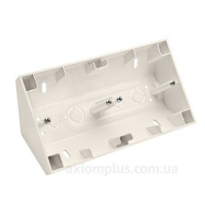Подвійна кутова коробка Kontakt Simon Simon 54 Premium DPNR2/41 для накладного монтажу під рамки (кремовий)