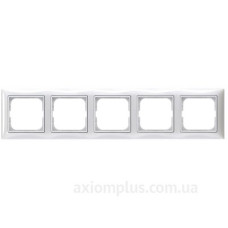 П'ятимісна рамка ABB Basic 55 2515-94-507 (альпійський білий)