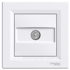 Прохідна TV розетка (4 dB) Schneider Electric Asfora EPH3200221 (біла)