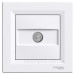 Прохідна TV розетка (4 dB) Schneider Electric Asfora EPH3200221 (біла)