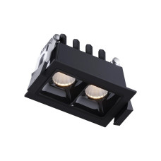 Точковий світильник Kloodi KD-POINT 2X2 4W 3K BK LED 360Lm IP20 чорний