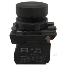 Кнопка Promfactor FP5-AA21 1NО чорна (FP5-AA21)