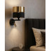 Бра, настінний світильник TK Lighting 2579 Hilton E27+G9 1+1x15W+8W IP20 золотий