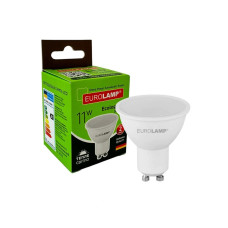 Світлодіодна лампочка Eurolamp LED-SMD-11103(P) ЕКО MR16 GU10 11W 3000K 990Lm IP20