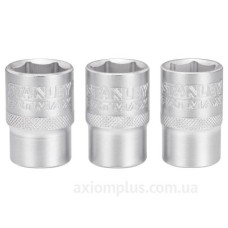 Набір торцевих головок Stanley FMMT17094-0 Maxi Drive з шестигранним профілем 3шт 17мм 18мм 19мм