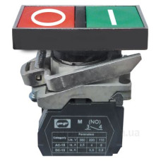 Кнопка Promfactor FP4-BL8325 1NO 1NC зелено-червона (FP4-BL8325)