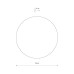 Бра, настінний світильник Nowodvorski 11178 Ring Timber LED XXL 1x22W 3000K 400Lm IP20 коричневий