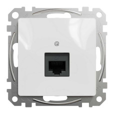 Розетка Schneider Sedna Design біла комп'ютерна RJ45 Cat. 6 UTP ( SDD111461 )