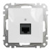 Розетка Schneider Sedna Design біла комп'ютерна RJ45 Cat. 6 UTP ( SDD111461 )