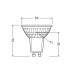Світлодіодна лампочка Osram 4058075096622 LED GU10 MR16 1x4.3W 3000K 350Lm IP20
