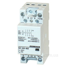 Модульний контактор Schrack BZ326460 24В AC 4НВ 25А