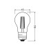 Світлодіодна лампочка Osram 4099854443947 LED E27 DIM 1x3.4W 2700K 470Lm IP20