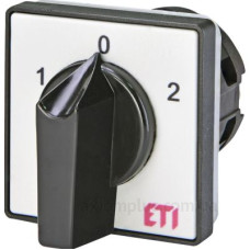 Кулачковий перемикач ETI 004773104 CS 16 51 U (1p «1-0-2» 16A) Кулачковий перемикач ETI 004773104 CS 16 51 U (1p «1-0-2» 16A)